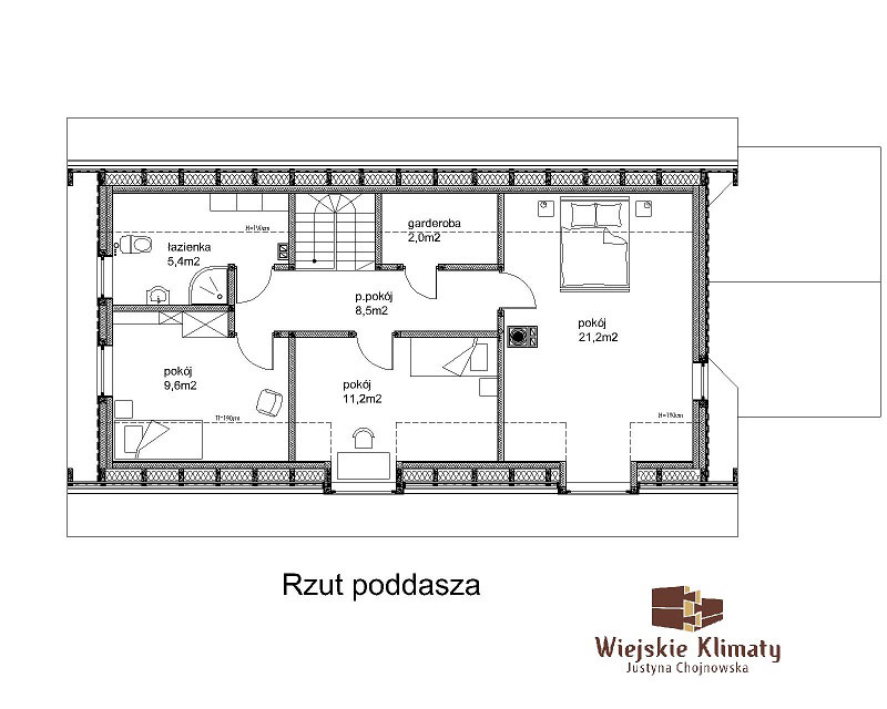 Projekt budynku mieszkalnego jednorodzinnego „DOŚWIATEK